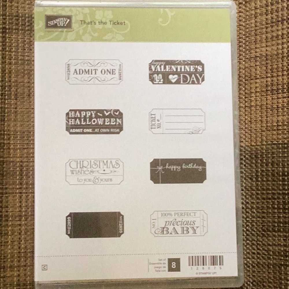 NEW STAMPIN UP! THAT’S THE TICKET